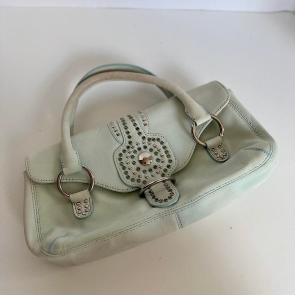 Soft eggshell bluegreen suede - Picture 4 of 8